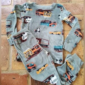 Carter's velour construction pajamas